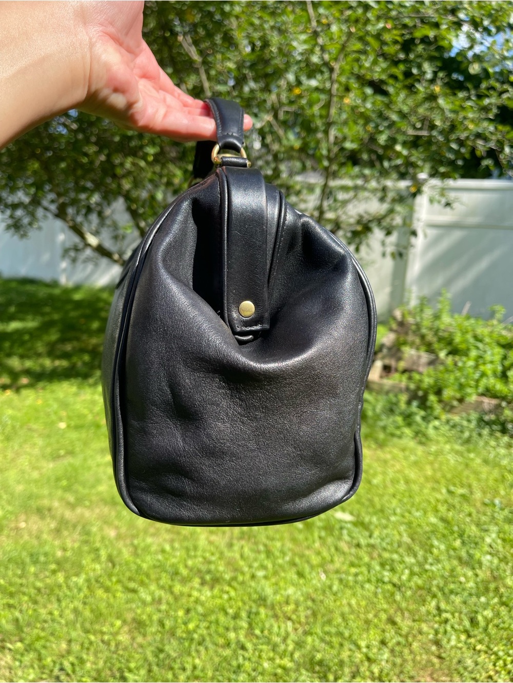 Coach Hudson Leather Bag – Classic Vintage Coach - Picture 4 of 14